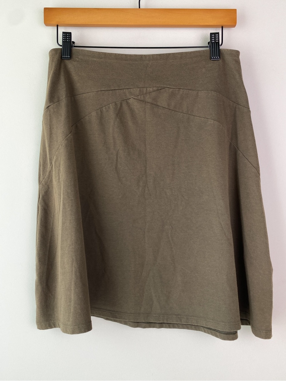 Patagonia Womens Vitaliti Skirt S Brown Organic Cotton A Line Granola Outdoor